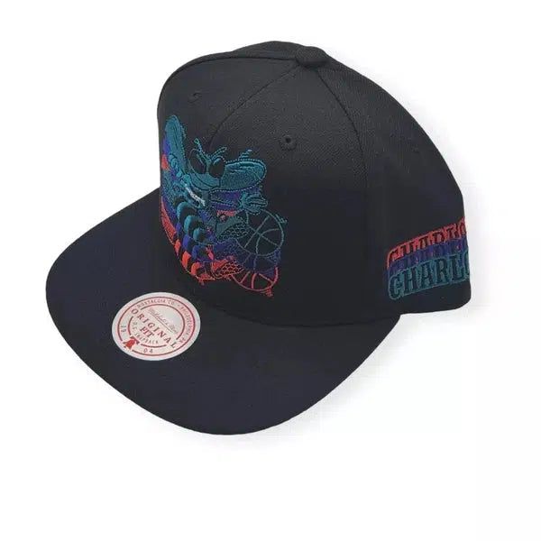 Mitchell & Ness Charlotte Hornets Drop It HWC Snapback Hat-Black Sheep Skate Shop