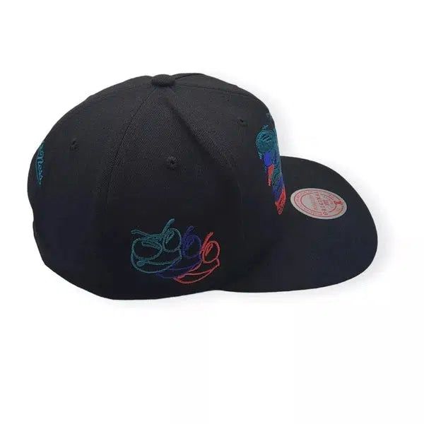 Mitchell & Ness Charlotte Hornets Drop It HWC Snapback Hat-Black Sheep Skate Shop