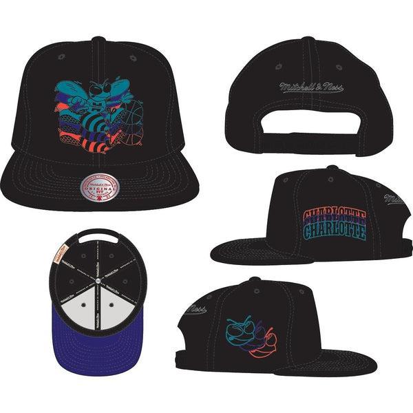 Mitchell & Ness Charlotte Hornets Drop It HWC Snapback Hat-Black Sheep Skate Shop