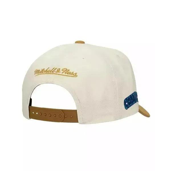 Mitchell & Ness Charlotte Hornets Dusted Double Pro HWC Snapback Hat Off White-Black Sheep Skate Shop