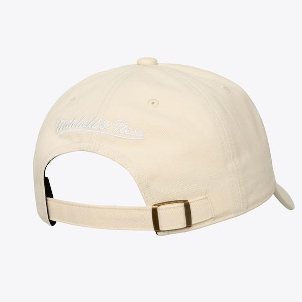 Mitchell & Ness Charlotte Hornets HWC Fashion Basic Strapback Hat Cream-Black Sheep Skate Shop