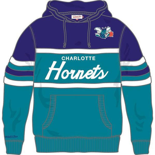 Mitchell & Ness Charlotte Hornets Head Coach Hoody Grey Large