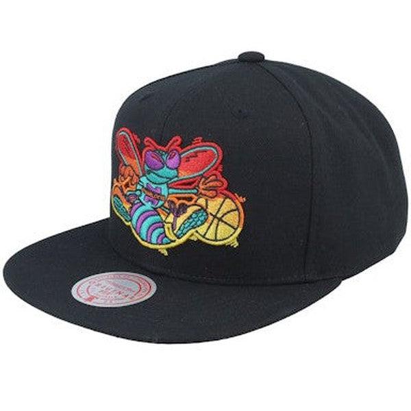 Mitchell & Ness Charlotte Hornets High Grade HWC Snapback Hat-Black Sheep Skate Shop