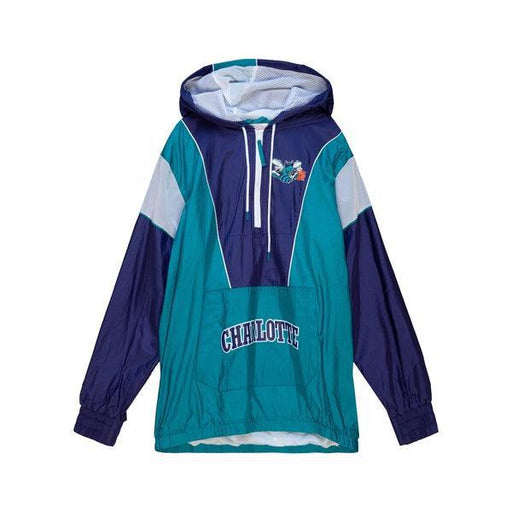 Mitchell & Ness Charlotte Hornets Highlight Reel Windbreaker Teal - Purple-Black Sheep Skate Shop