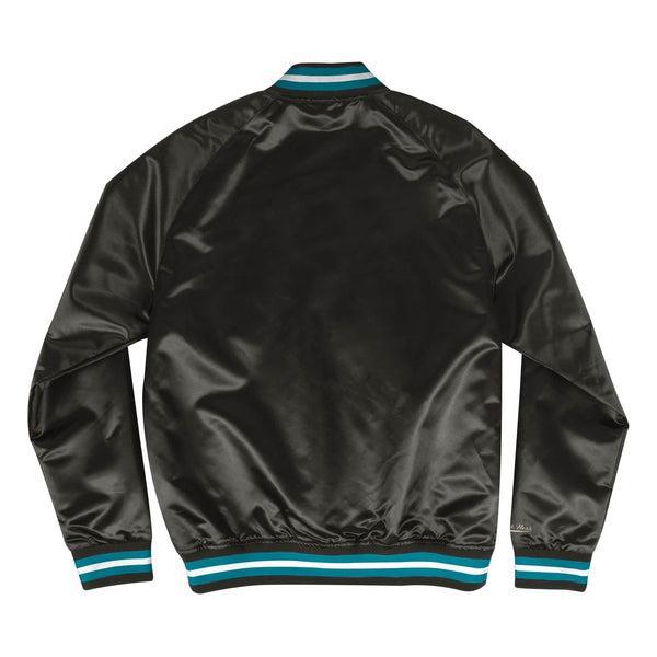 Mitchell & Ness Charlotte Hornets Lightweight Satin Jacket Black-Black Sheep Skate Shop