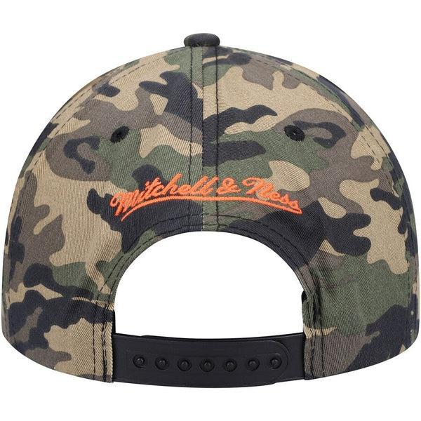 Mitchell & Ness Charlotte Hornets NBA Neon Camo Pop HWC Snapback Hat-Black Sheep Skate Shop