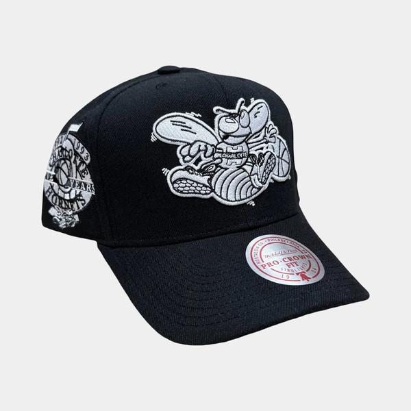 Mitchell & Ness Charlotte Hornets Panda Pro HWC Snapback Hat Black-Black Sheep Skate Shop