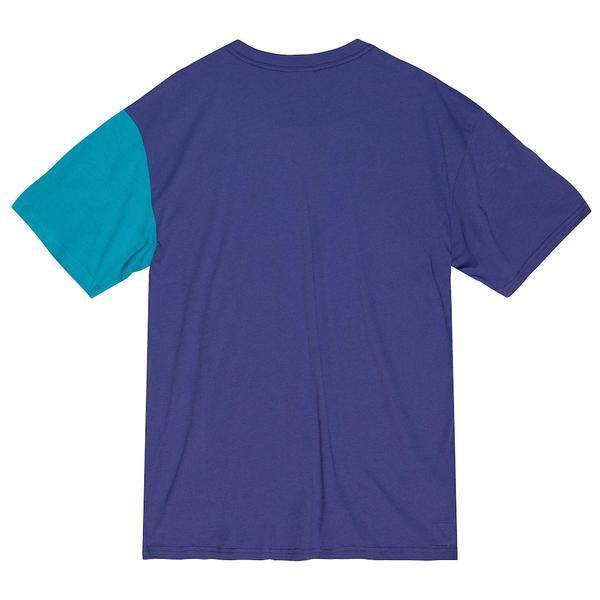 Mitchell & Ness Charlotte Hornets Play By Play 2.0 T-Shirt Purple - Teal-Black Sheep Skate Shop