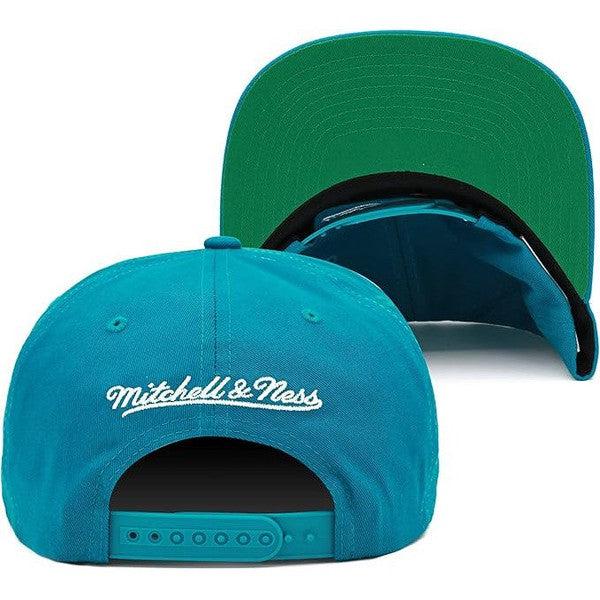 Mitchell & Ness Charlotte Hornets Retro Bolt Deadstock HWC Snapback Hat Teal-Black Sheep Skate Shop