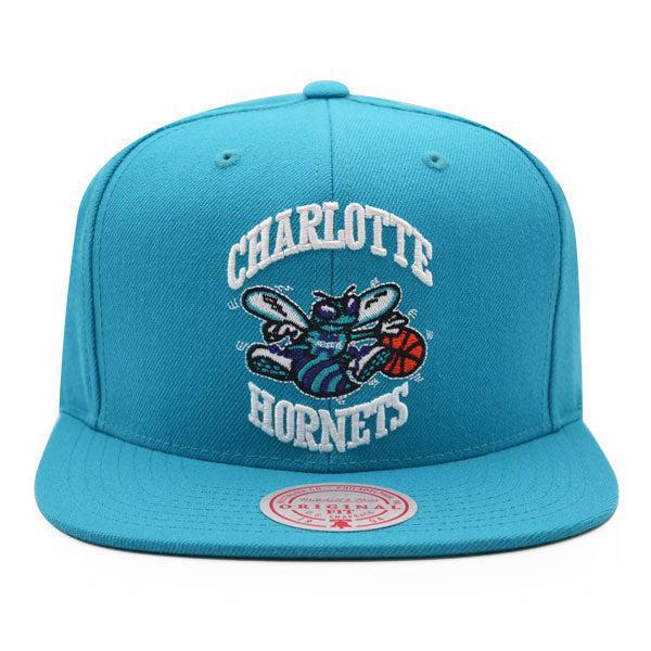Mitchell and Ness Charlotte Hornets Puff The Magic Trucker Teal