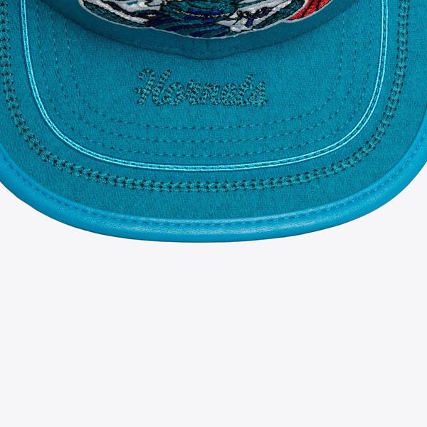 Mitchell & Ness Charlotte Hornets Upscale HWC Snapback Hat Teal-Black Sheep Skate Shop