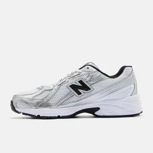 New Balance 740 U740NW2 White - Silver Metallic - Black-Black Sheep Skate Shop