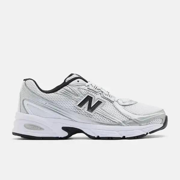 New Balance 740 U740NW2 White - Silver Metallic - Black-Black Sheep Skate Shop