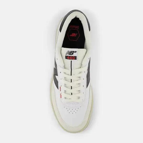 New Balance Numeric 440 V2 NM440NO2 White - Black-Black Sheep Skate Shop