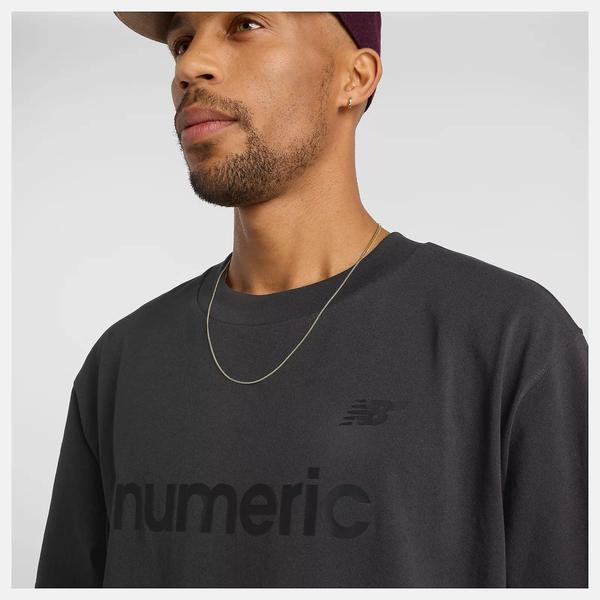New Balance Numeric Cotton T-Shirt Faded Black-Black Sheep Skate Shop