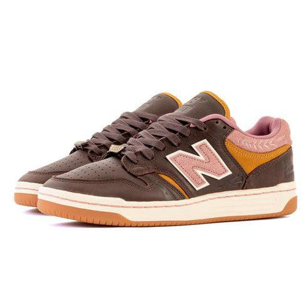 New Balance Numeric x 303 Boards x Jeremy Fish 480 NM480FXT Brown - Pink-Black Sheep Skate Shop