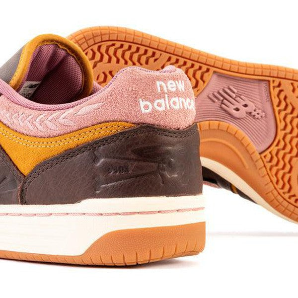 New Balance Numeric x 303 Boards x Jeremy Fish 480 NM480FXT Brown - Pink-Black Sheep Skate Shop