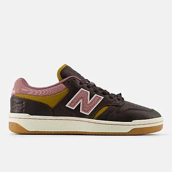 New Balance Numeric x 303 Boards x Jeremy Fish 480 NM480FXT Brown - Pink-Black Sheep Skate Shop