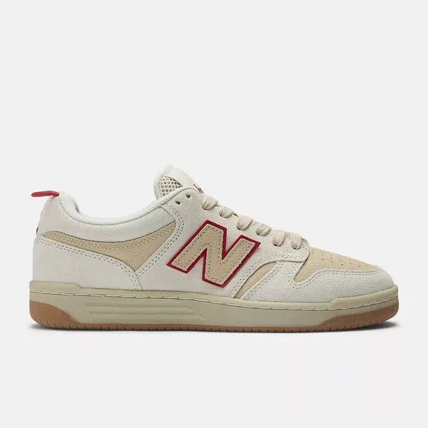 New Balance Numeric x Chocolate Skateboards 480 NM480SWT White - Red-Black Sheep Skate Shop