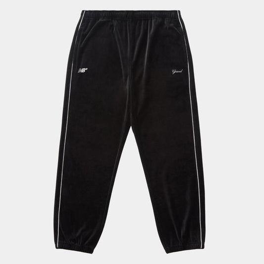 New Balance Numeric x Grand Collection Velour Sweat Pant Black-Black Sheep Skate Shop