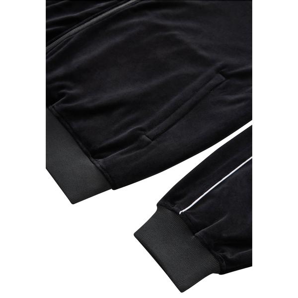 New Balance Numeric x Grand Collection Velour Track Jacket Black-Black Sheep Skate Shop