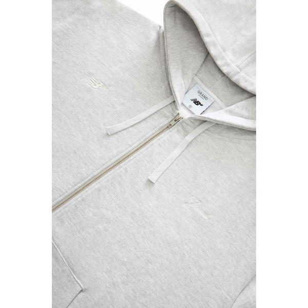 New Balance Numeric x Grand Collection Zip Hoodie Grey Heather-Black Sheep Skate Shop