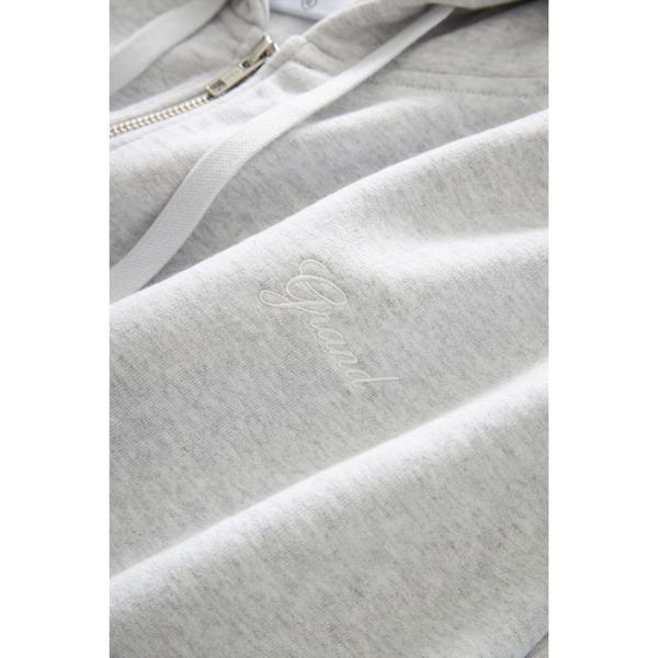 New Balance Numeric x Grand Collection Zip Hoodie Grey Heather-Black Sheep Skate Shop