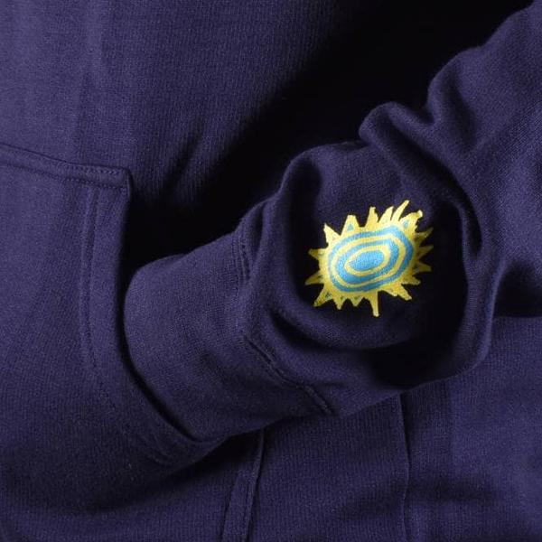 New Deal Skateboards 30th Anniversary Original Napkin Logo Hoody Navy-Black Sheep Skate Shop