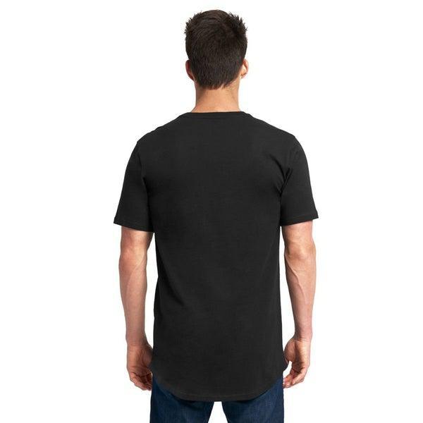 Next Level Curved Hem Long Tee Black-Black Sheep Skate Shop