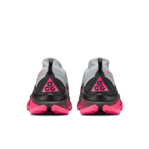 Nike ACG Zegama Trail Gore-Tex Shoe Platinum - Grey - Hyper Pink