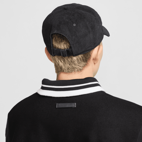 Nike Club Unstructured Corduroy Cap Black-Black Sheep Skate Shop