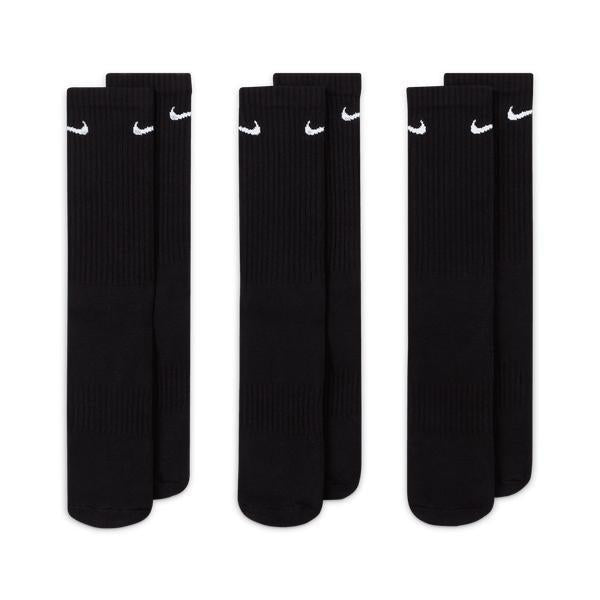 Nike Everyday Crew Socks 3-Pack Black-Black Sheep Skate Shop