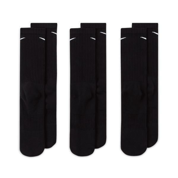Nike Everyday Crew Socks 3-Pack Black-Black Sheep Skate Shop