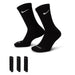 Nike Everyday Cushioned Crew Socks 3-Pack Black-Black Sheep Skate Shop