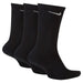 Nike Everyday Cushioned Crew Socks 3-Pack Black-Black Sheep Skate Shop