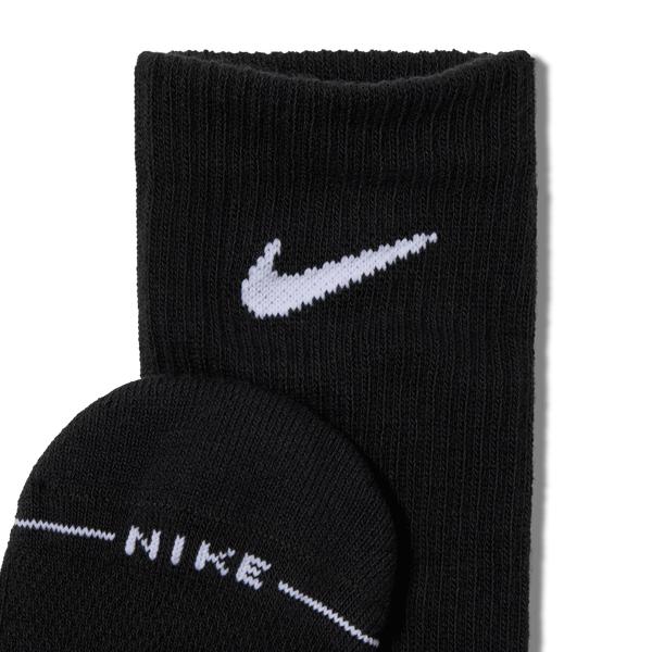 Nike Everyday Elevated Crew Socks 6-Pack Black-Black Sheep Skate Shop