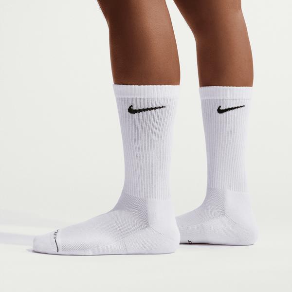 Nike Everyday Elevated Crew Socks 6-Pack White-Black Sheep Skate Shop