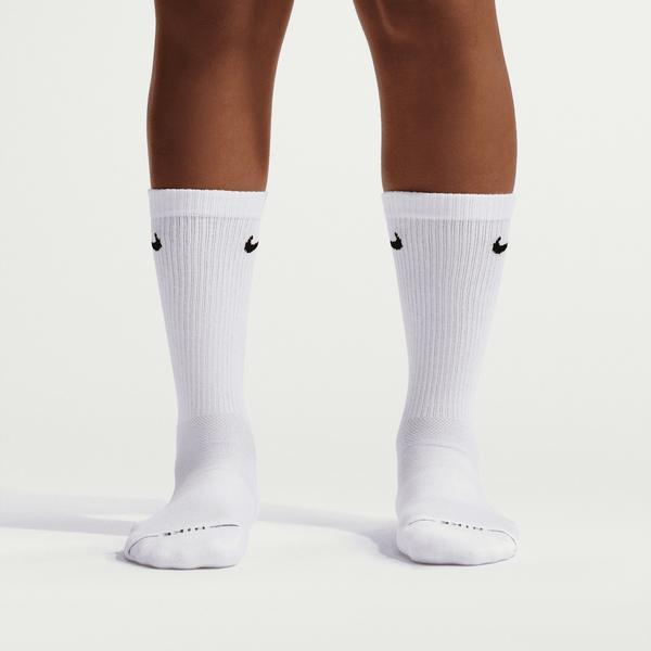 Nike Everyday Elevated Crew Socks 6-Pack White-Black Sheep Skate Shop