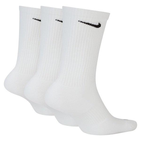 Nike Everyday Plus Cushioned Training Crew Socks 3-Pack White-Black Sheep Skate Shop