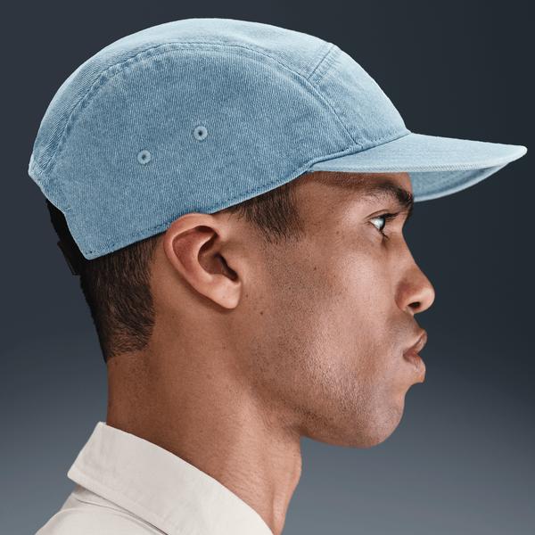 Nike Fly "Just Do It" Unstructured Denim Cap Aegean Storm - Thunder Blue-Black Sheep Skate Shop
