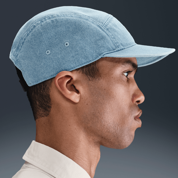 Nike Fly "Just Do It" Unstructured Denim Cap Aegean Storm - Thunder Blue-Black Sheep Skate Shop