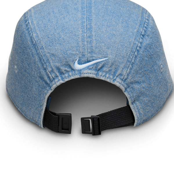 Nike Fly "Just Do It" Unstructured Denim Cap Aegean Storm - Thunder Blue-Black Sheep Skate Shop