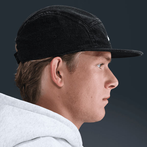 Nike Fly "Just Do It" Unstructured Denim Cap Black-Black Sheep Skate Shop