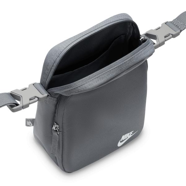 Nike Heritage Crossbody Shoulder Bag Smoke Grey - Summit White-Black Sheep Skate Shop