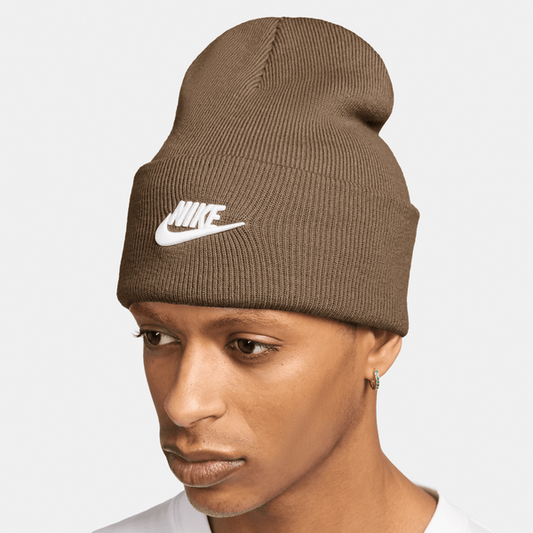 Nike Peak Futura Cuff Beanie Mosswood Brown - White-Black Sheep Skate Shop