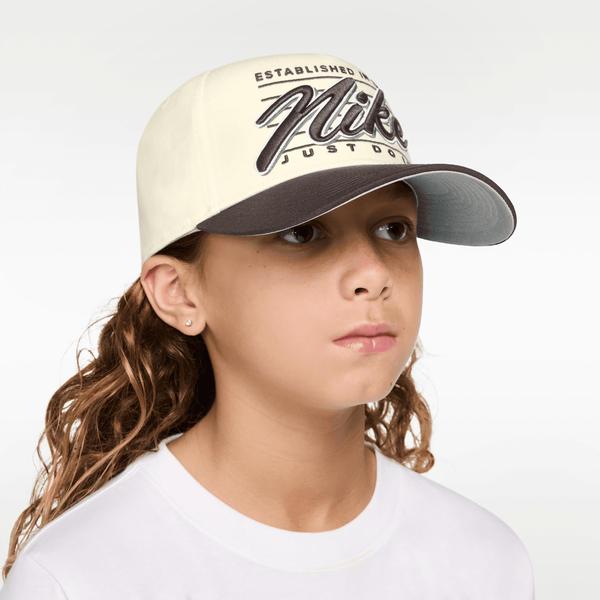 Nike Rise Structured A-Frame Hat Sail - Ironstone - Metallic Silver-Black Sheep Skate Shop
