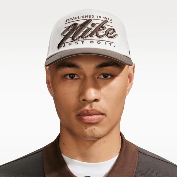 Nike Rise Structured A-Frame Hat Sail - Ironstone - Metallic Silver-Black Sheep Skate Shop
