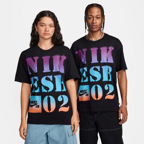 Nike SB 2002 Stencil Skate Tee Black-Black Sheep Skate Shop