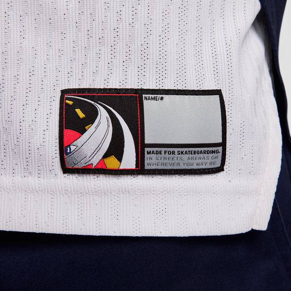 Nike SB 2024 Olympics Team USA Dri-Fit ADV Sleeveless Skate Jersey White-Black Sheep Skate Shop