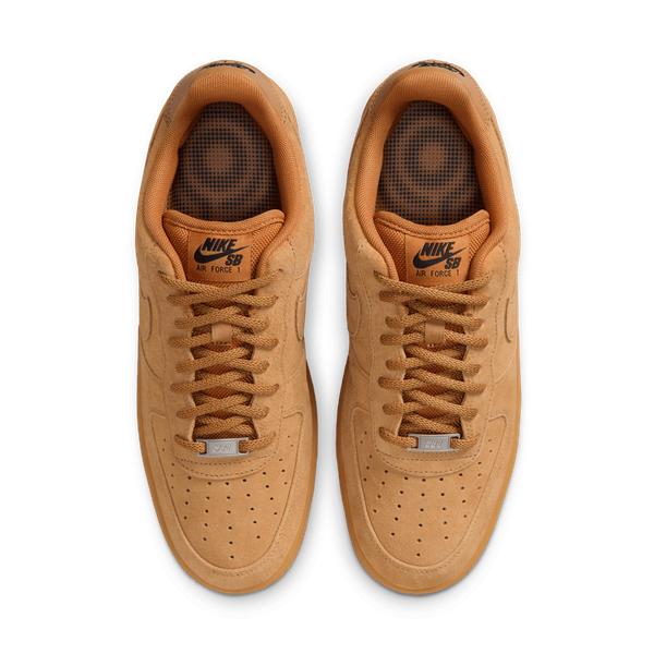 Nike SB Air Force 1 Flax - Black - Gum Light Brown-Black Sheep Skate Shop